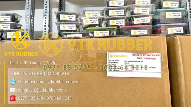 Ron cao su xốp kẽm XK 02 giúp giảm va đập và chống rung