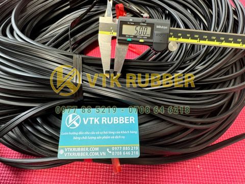 Gioăng cao su chữ T chuyên dùng cho cửa nhôm kính và tủ kỹ thuật