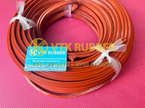 Ron silicon chữ T chuyên dùng cho cửa tủ và máy móc công nghiệp