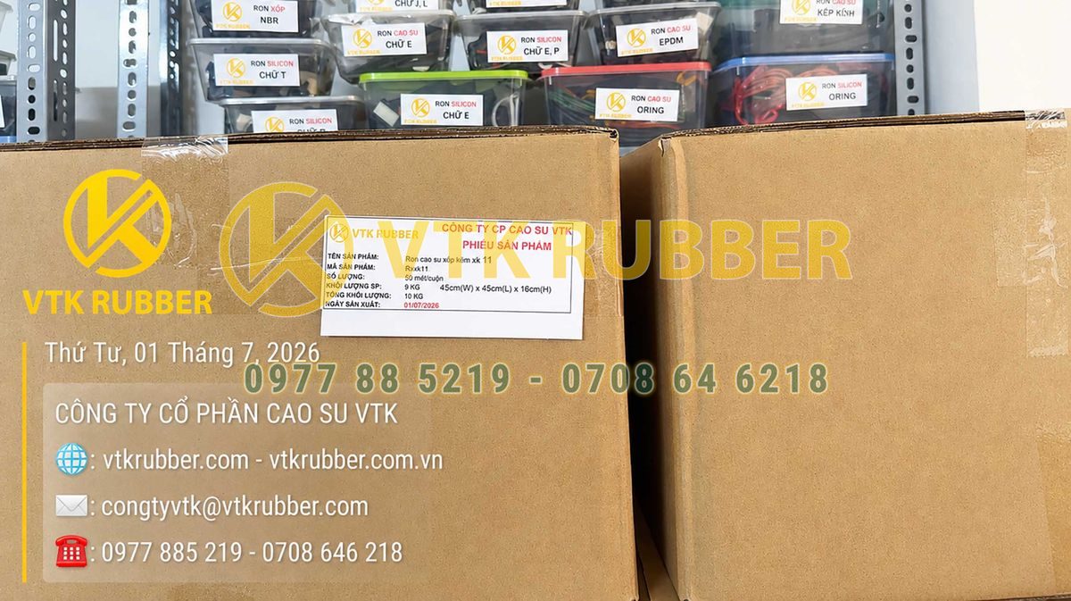 Ron cao su xốp kẽm XK 11 chuyên dùng cho tủ điện và vỏ máy