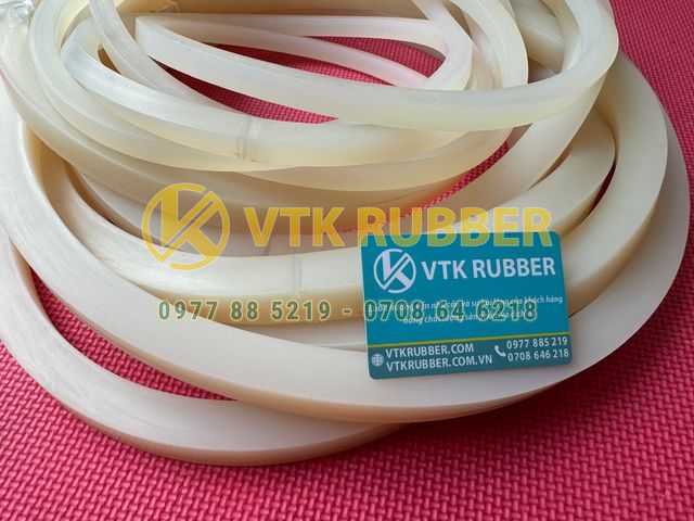 Vòng silicon vuông nối nhiệt vòng tròn chịu nhiệt cao cho thiết bị công nghiệp