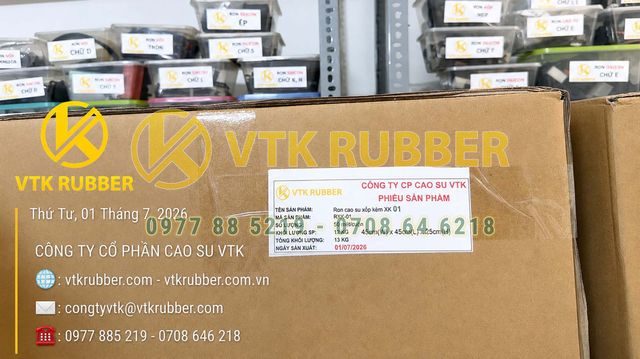 Ron cao su xốp kẽm XK 01 chữ U bọc cạnh tôn và kim loại