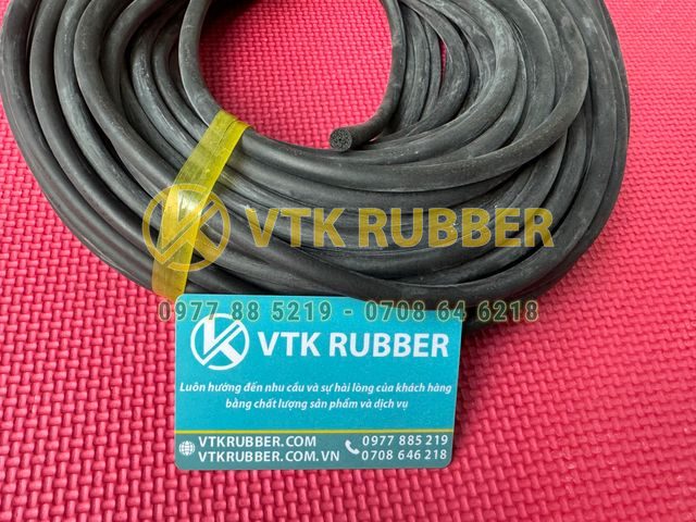 Gioăng cao su xốp tròn đặc tăng khả năng đệm kín cho nhiều ứng dụng