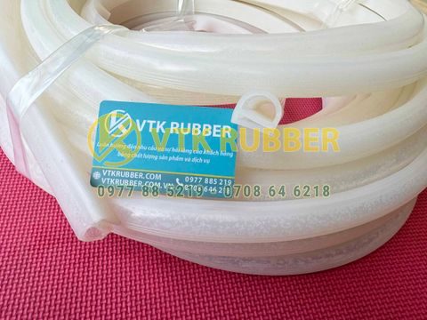 Gioăng silicone chữ E chuyên dùng cho tủ cơm tủ hấp và lò sấy