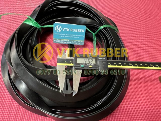 Ron cao su chữ U EPDM chịu thời tiết, dùng cho cửa và kính