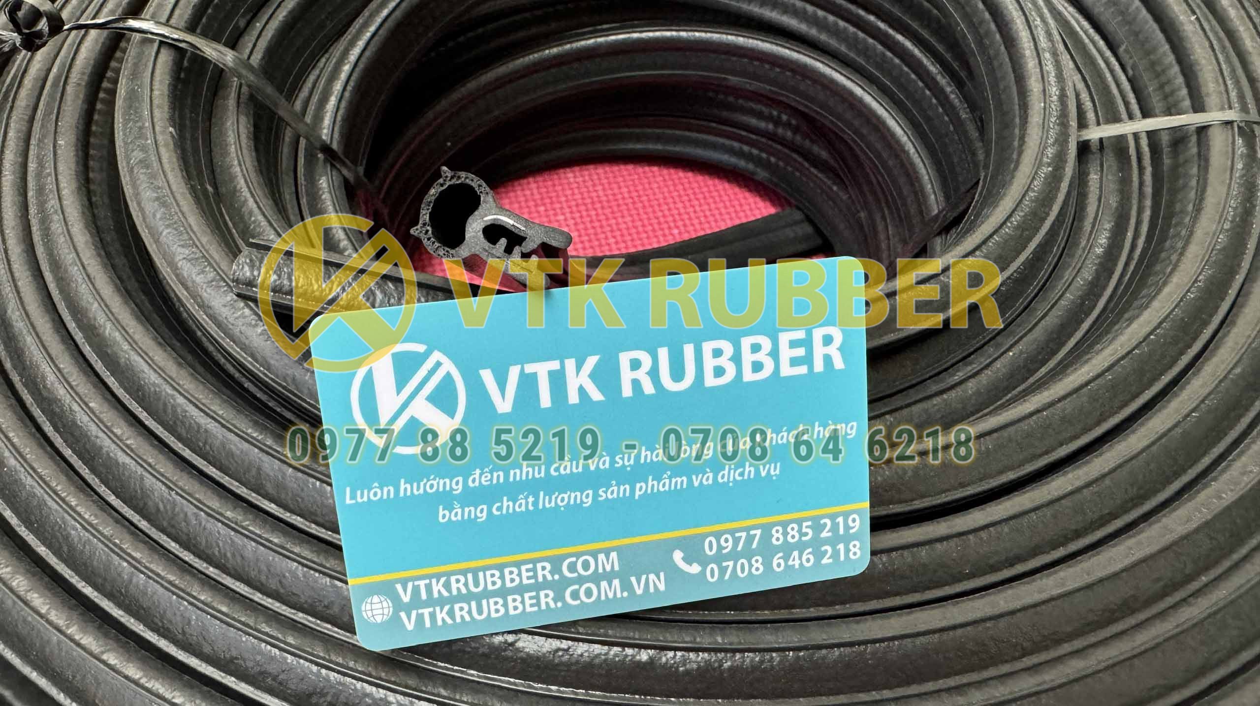 Ron cao su xốp kẽm XK11 chữ U tăng độ bền cho mép lắp ghép